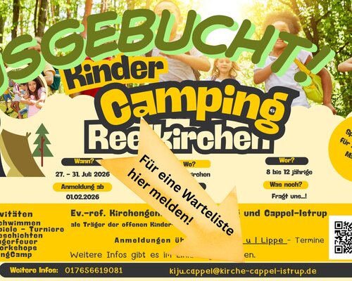 Kindercamping bei der Grundschule Reelkirchen 2026 - AUSGEBUCHT!