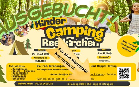 Kindercamping bei der Grundschule Reelkirchen 2026 - AUSGEBUCHT!